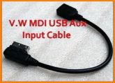 Cabo VW MDI USB Aux  Adaptador Para Jetta / GTI / GLI / Golf