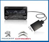 CDC USB / SD / AUX para o rádio RD4 Peugeot / Citroen