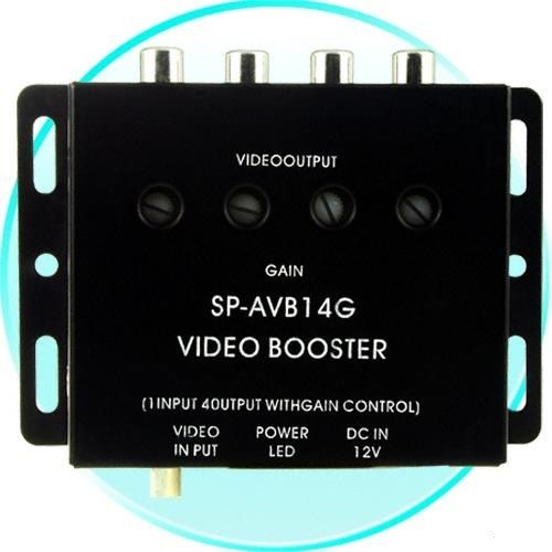 VIDEO BOOSTER 4 canais de vídeo RCA