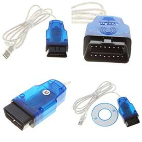 OBDII USB Car Diagnóstico Cabo azul