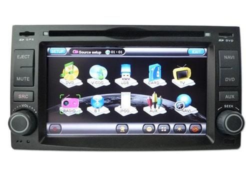 DVD Player 7 com GPS + TV KIA CERATO