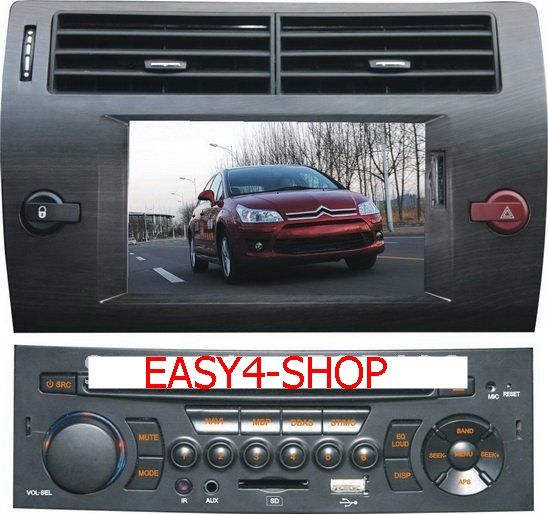 dvd player+gps citroen c4